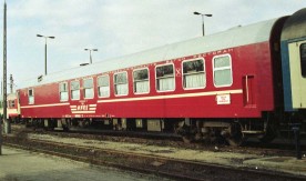 Wagon restauracyjny "WARS", 1995. Fot. J. Szeliga. Numer inwentarzowy: Neg....